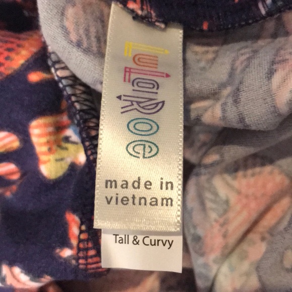 LuLaRoe Tall & Curvy leggings NWT - Picture 3 of 6